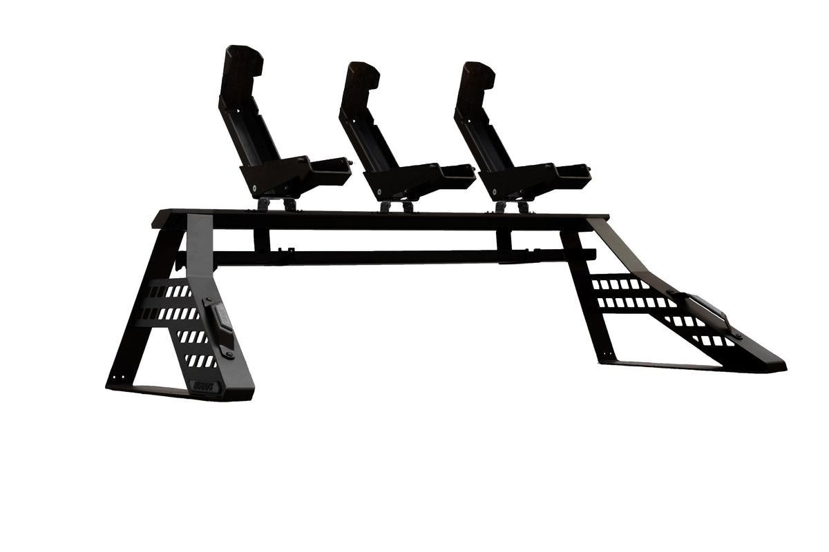 Essential Build // 3 Moto Rack (For 4'10"-5'4" Beds)