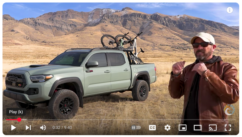 Phox Rides Reviewing the Big Days Chase Rack System Bike Rack on Toyota Tacoma
