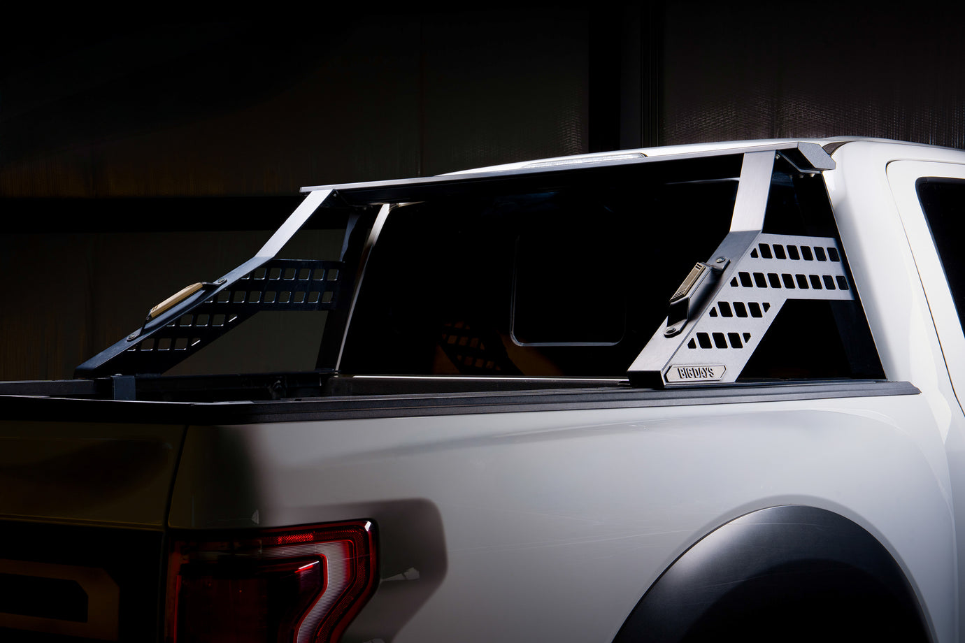 Ford Raptor Chase Rack and truck rack for mountain bikes dirt bikes and skis snowboards