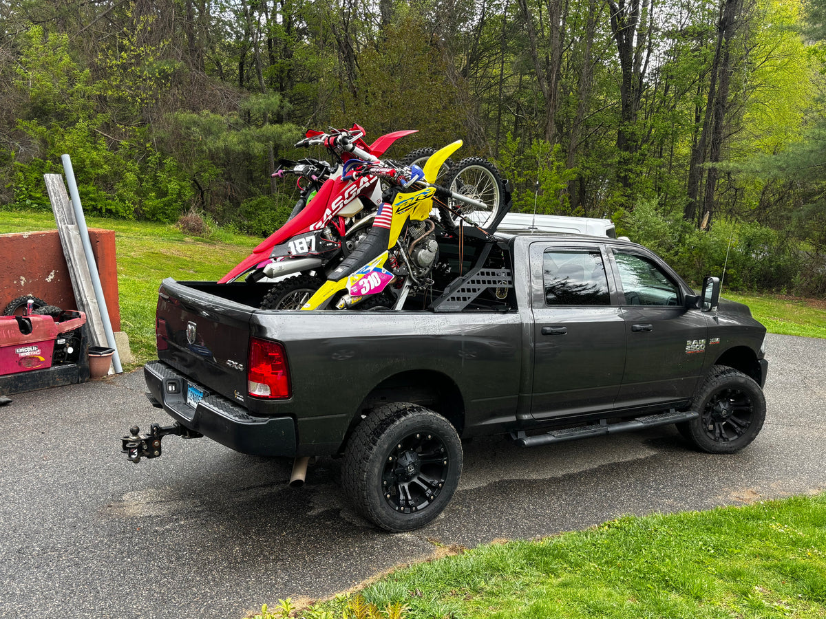 Elite Build // 2 Moto Rack (For 4'10"-5'4" Beds)