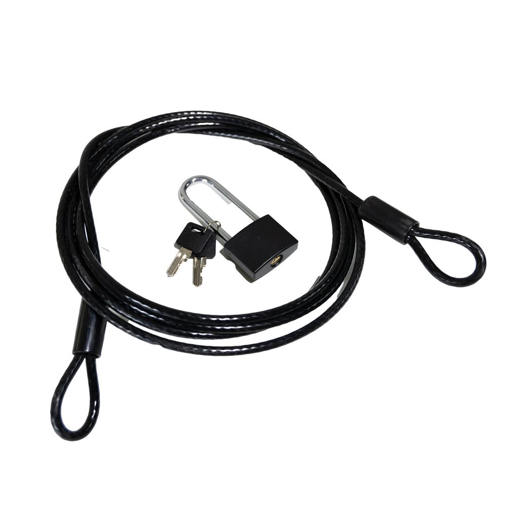 Chase Rack System - Storable Bike Lock (10'), Lock Included
